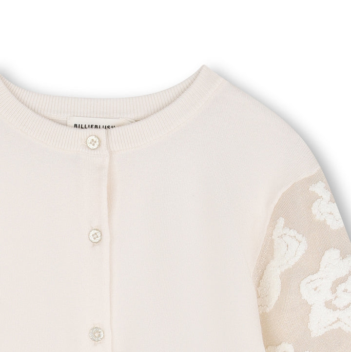 Billieblush Embroidered Sleeve Cardigan