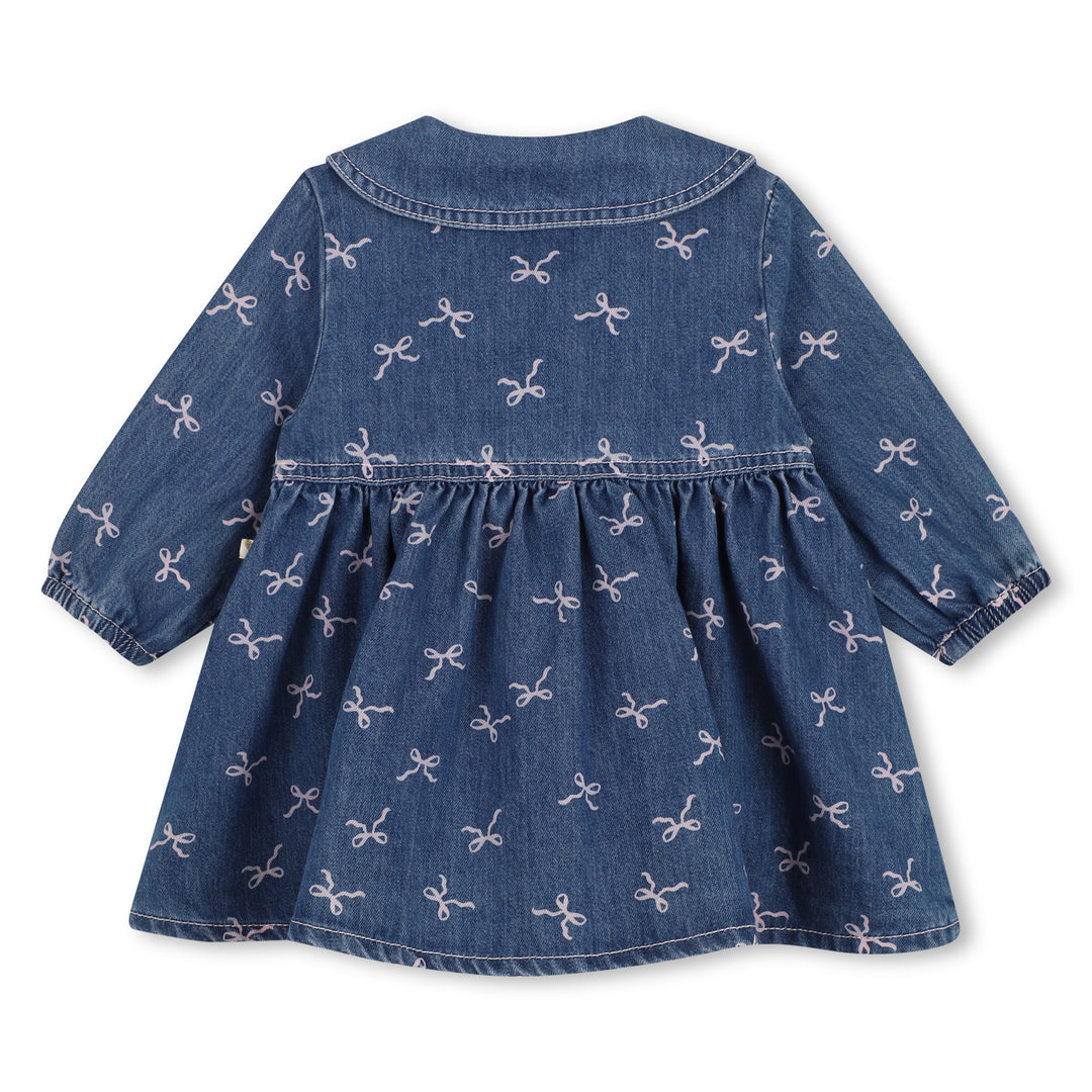 Billieblush Baby Girls Denim Bow Dress