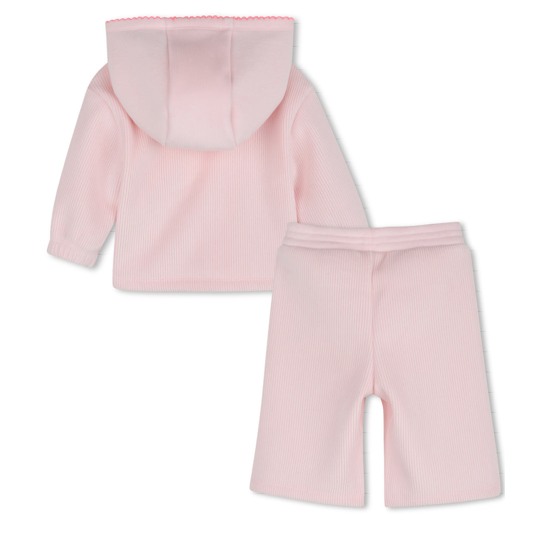 Billieblush Baby Girls Pink Velvet Ensemble