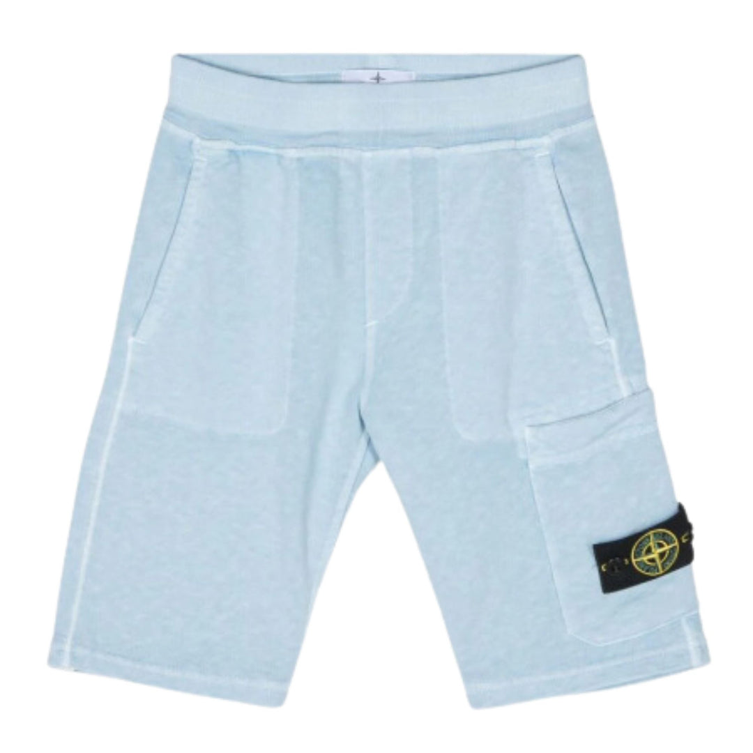 Stone Island Baby Blue Shorts