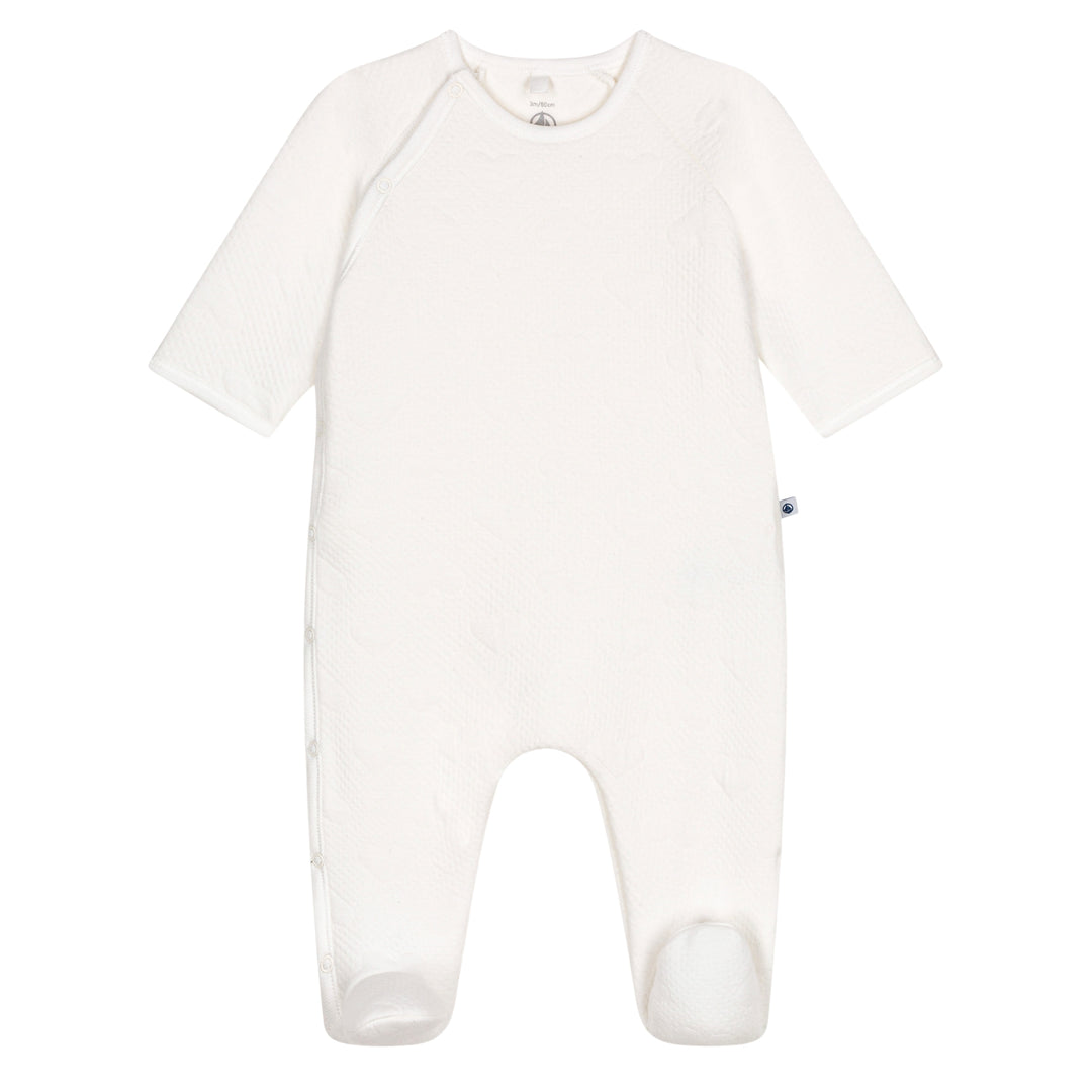 Petit Bateau Baby Cream Pyjama