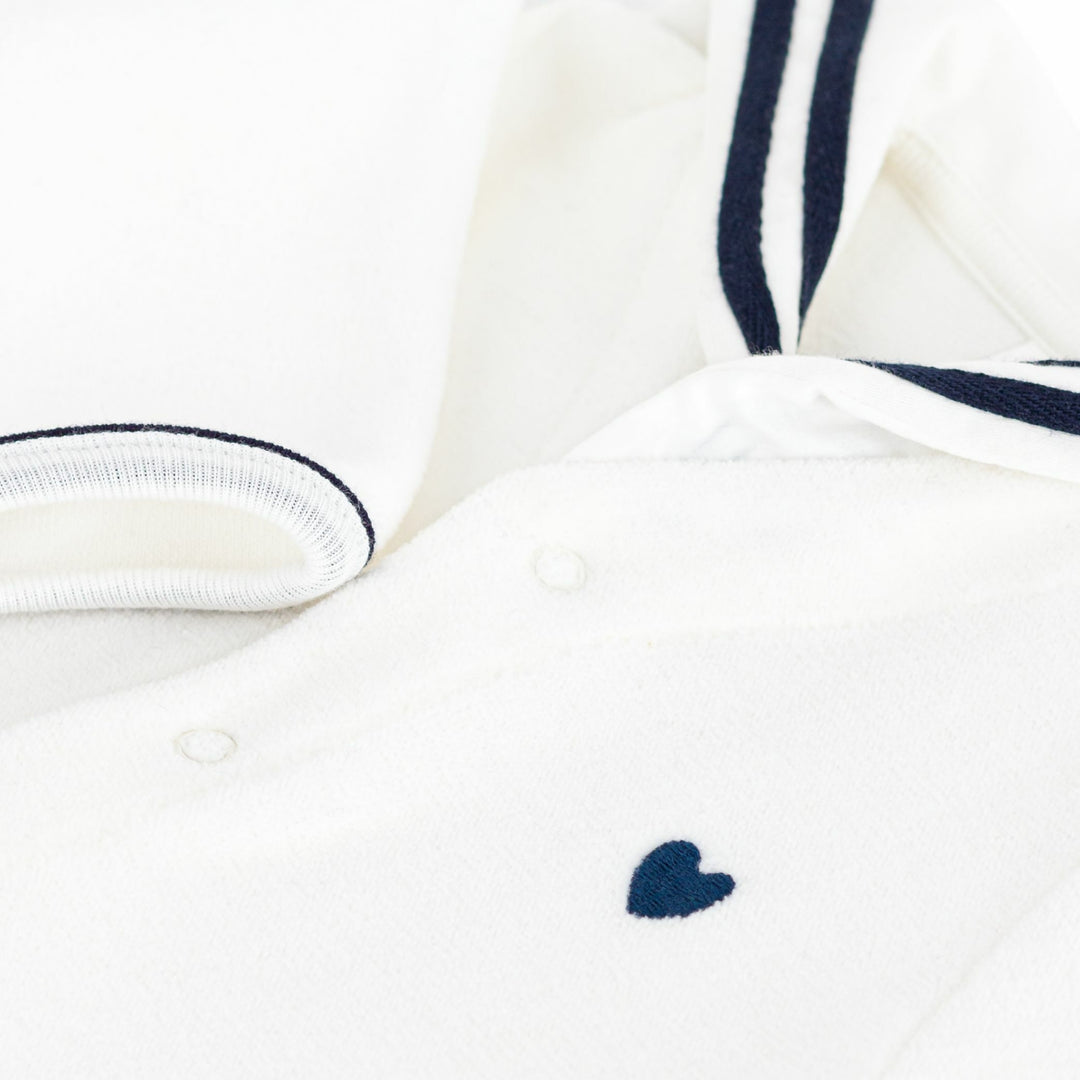 Petit Bateau Baby Boys Sailor Velour Pyjama