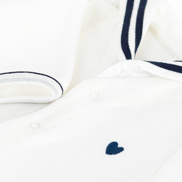 Petit Bateau Baby Boys Sailor Velour Pyjama