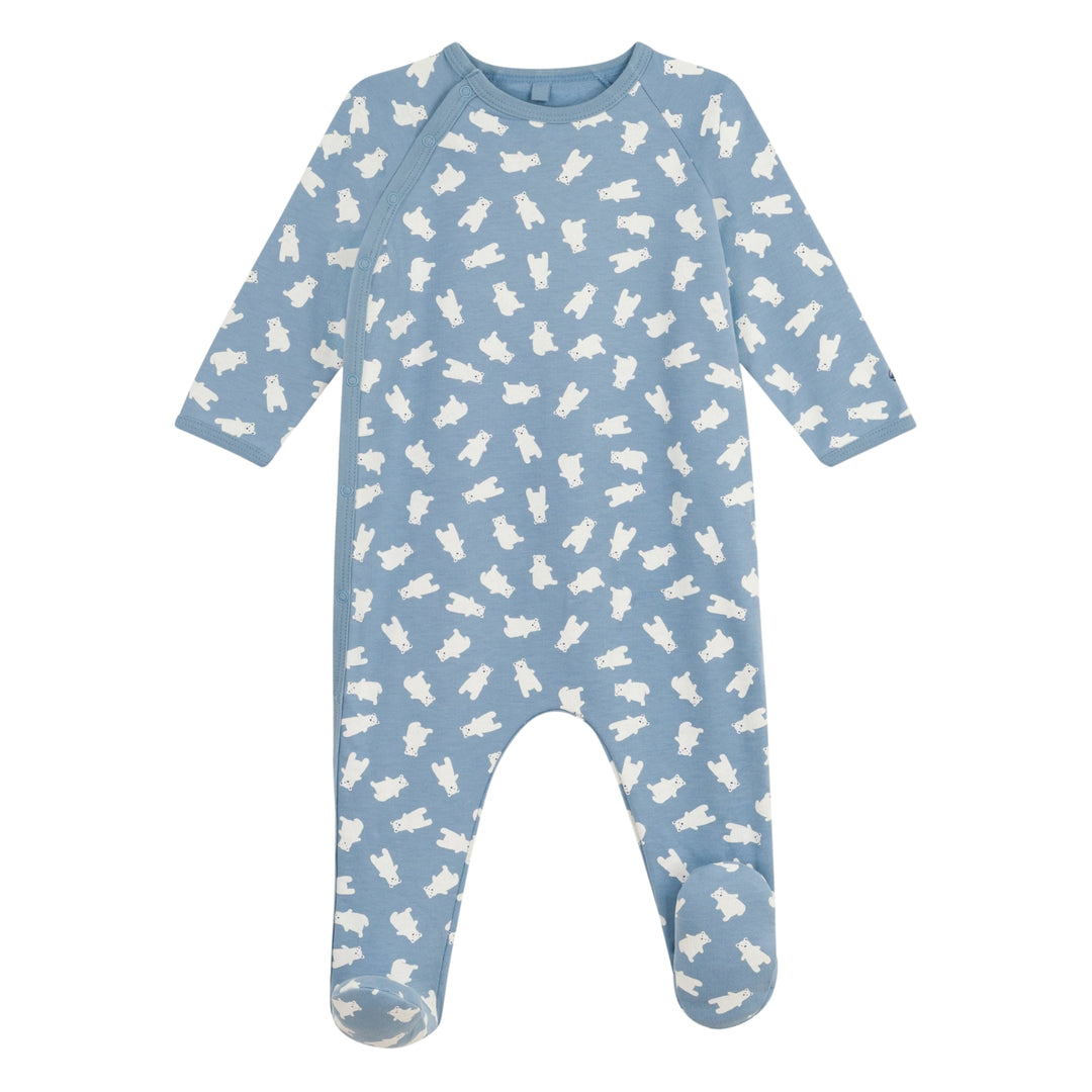 Petit Bateau Baby Boys Blue Polar Bears Pyjama