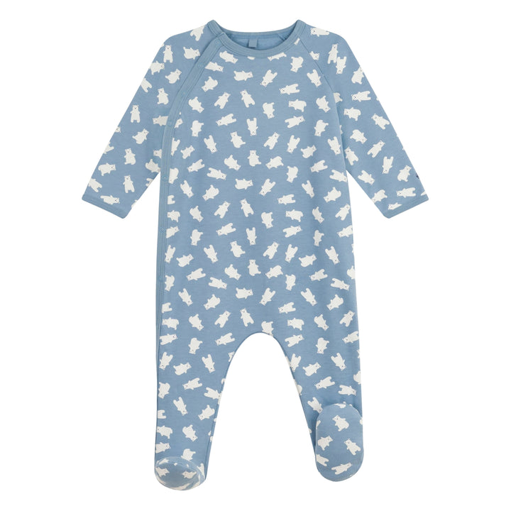 Petit Bateau Baby Boys Blue Polar Bears Pyjama