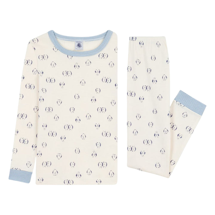 Petit Bateau White Penguin Pyjamas