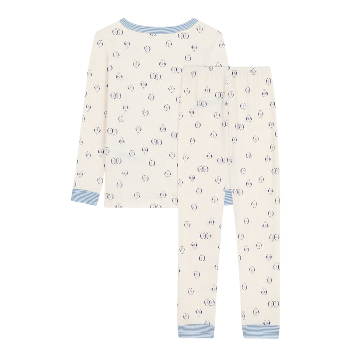 Petit Bateau White Penguin Pyjamas