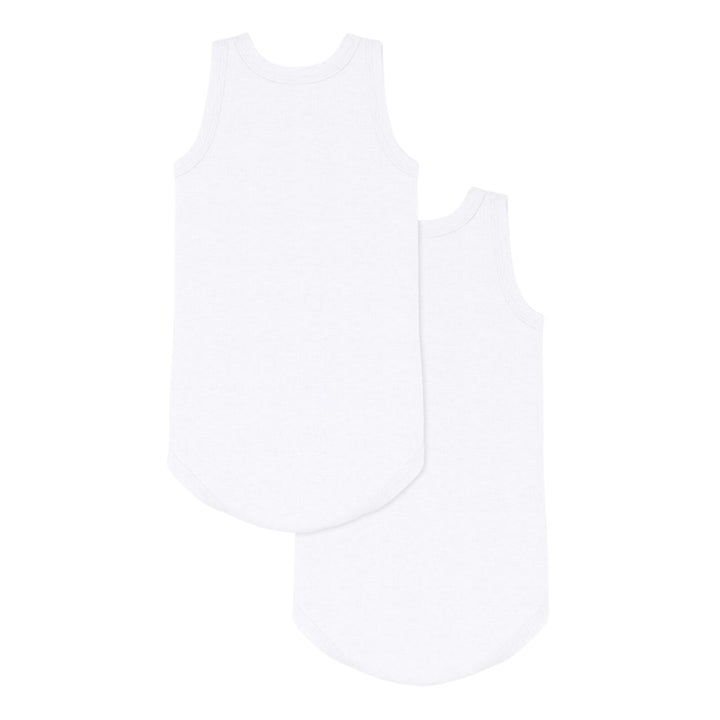 Petit Bateau Baby Set of 2 Sleeveless Bodysuits