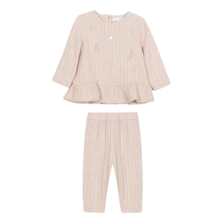 Patachou Baby Girls Soft Beige Ensemble