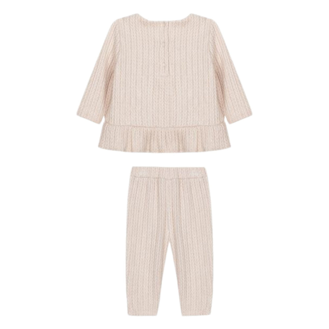 Patachou Baby Girls Soft Beige Ensemble