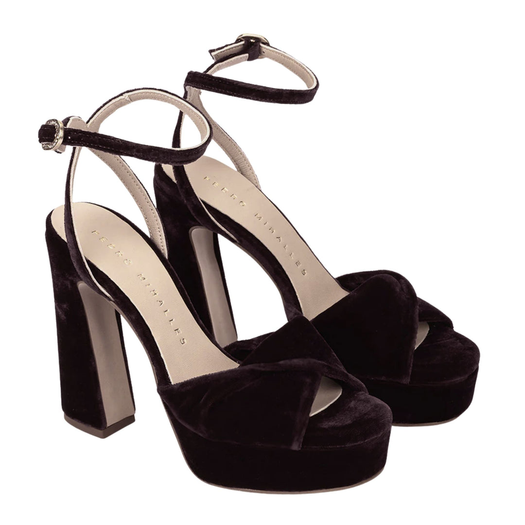 Pedro Miralles Womens Sabugo Velvet Heels
