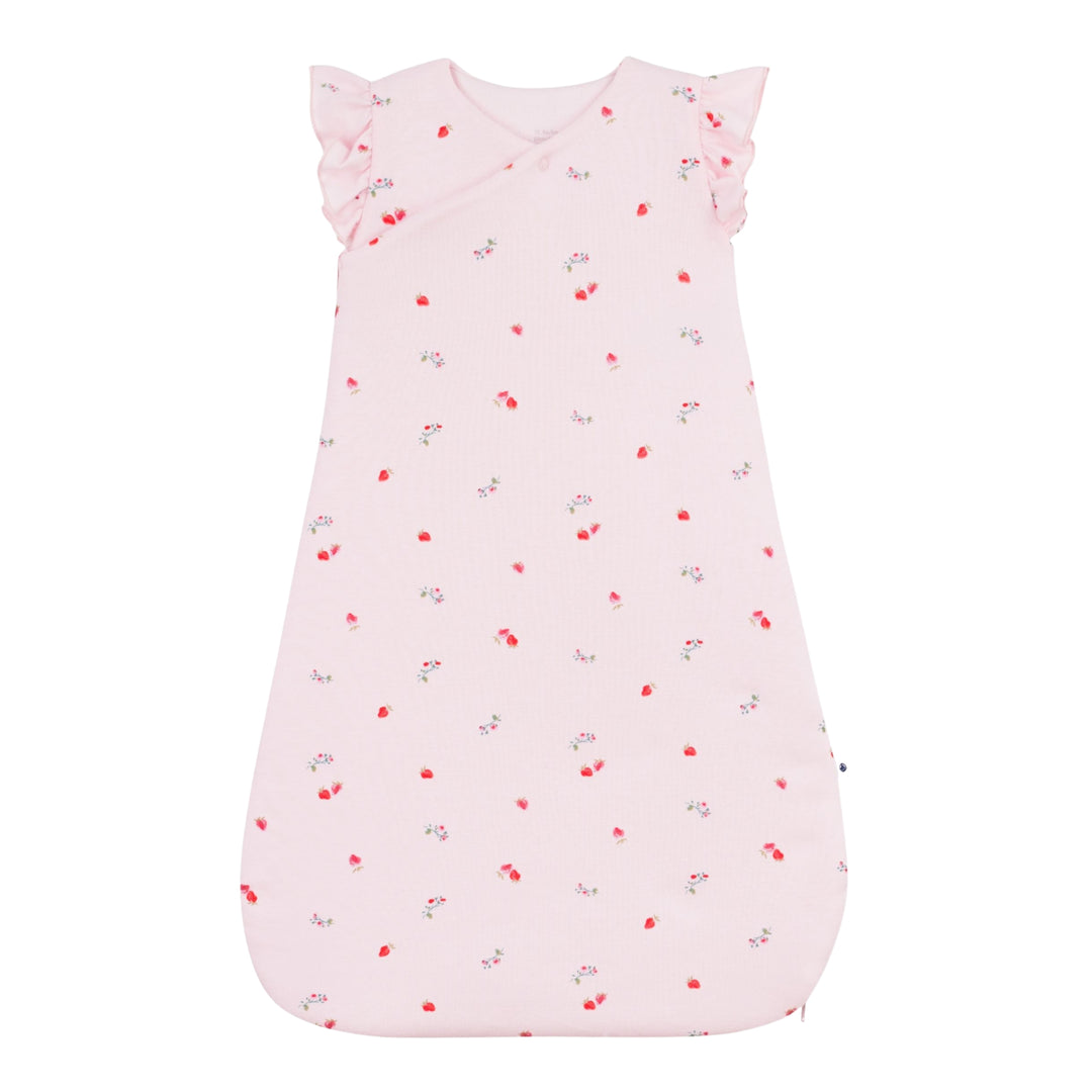 Petit Bateau Baby Girls Floral Pink Sleeping Bag
