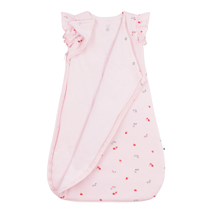 Petit Bateau Baby Girls Floral Pink Sleeping Bag