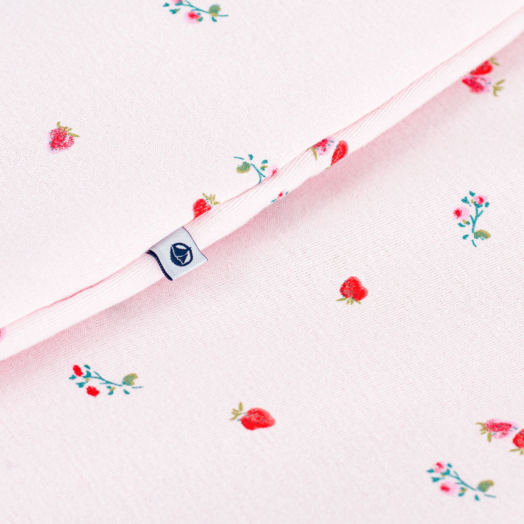 Petit Bateau Baby Girls Floral Pink Sleeping Bag