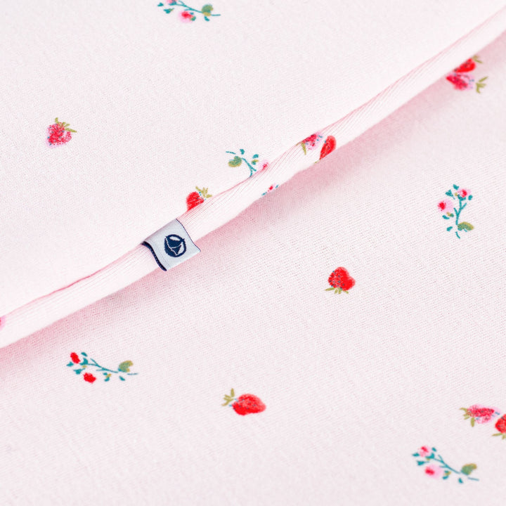 Petit Bateau Baby Girls Floral Pink Sleeping Bag