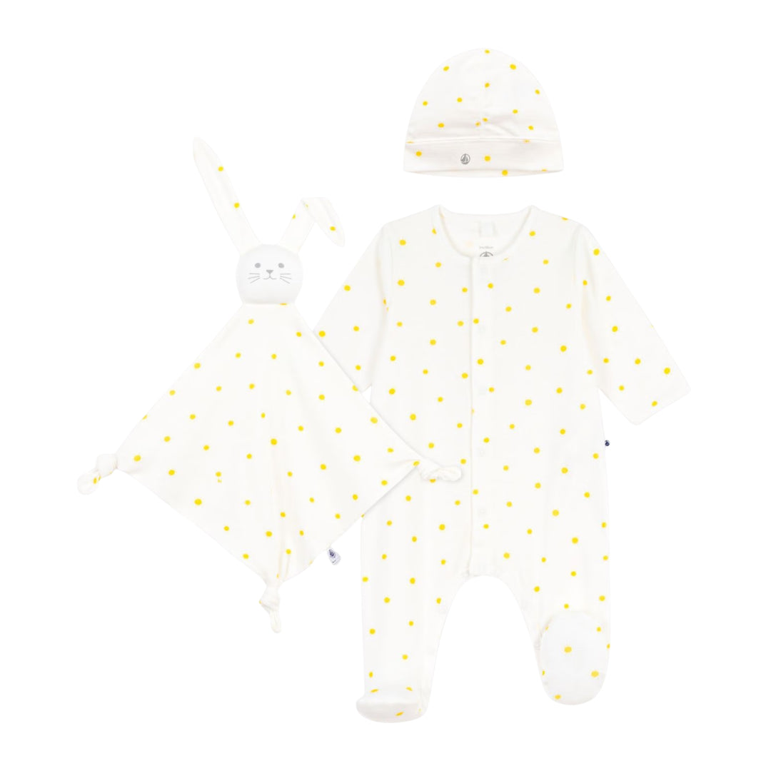 Petit Bateau Baby Three-Piece Sun Ensemble