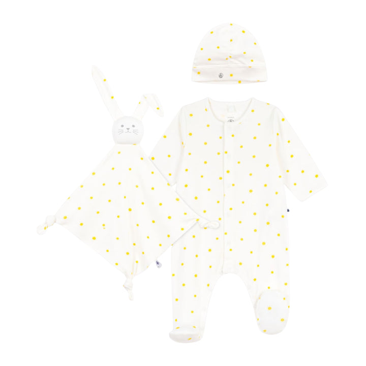 Petit Bateau Baby Three-Piece Sun Ensemble