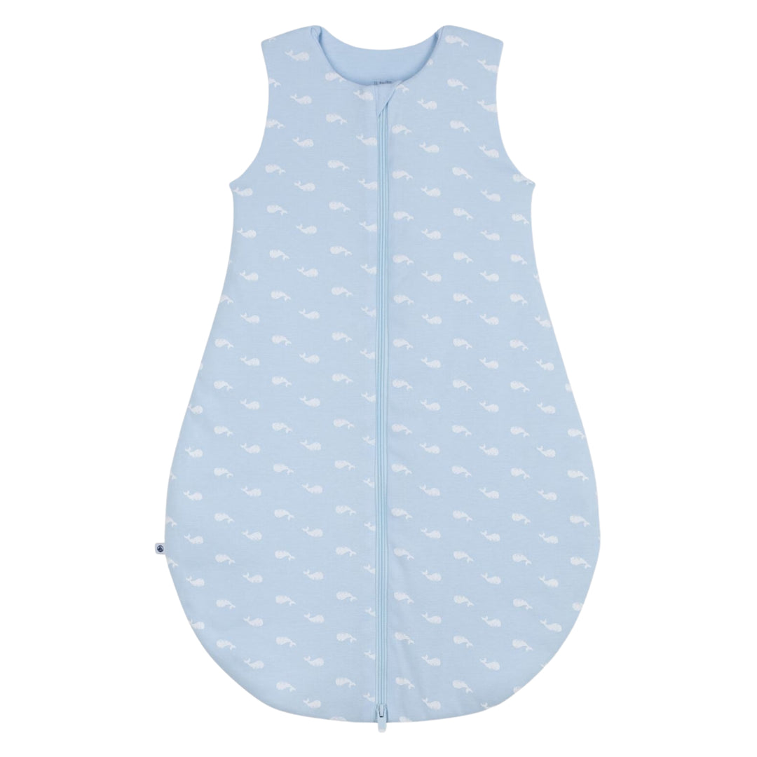 Petit Bateau Baby Whale Blue Sleeping Bag