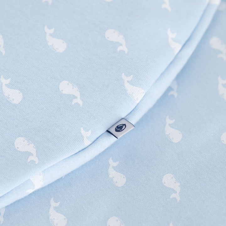 Petit Bateau Baby Whale Blue Sleeping Bag