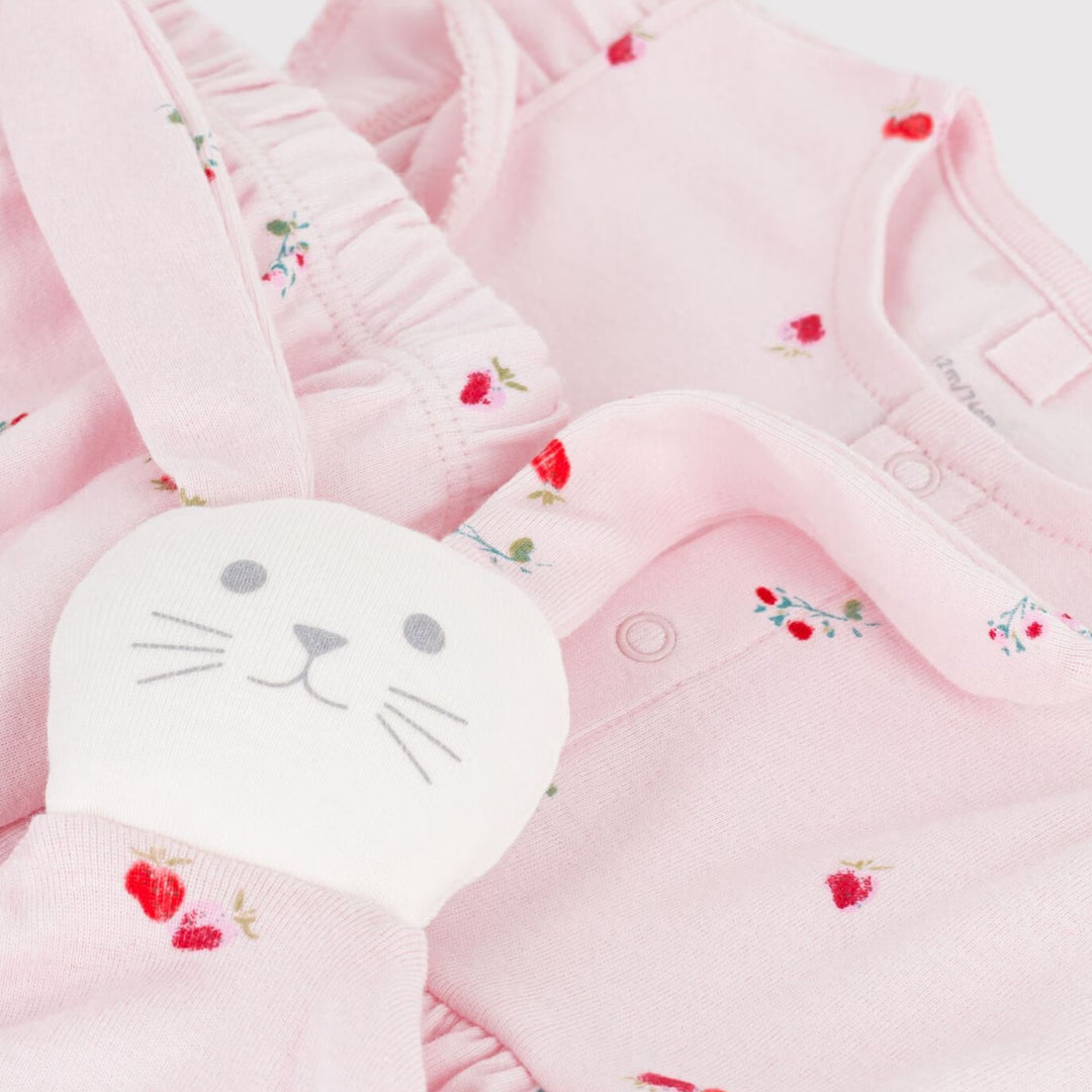Petit Bateau Baby Girls Three-Piece Floral Ensemble