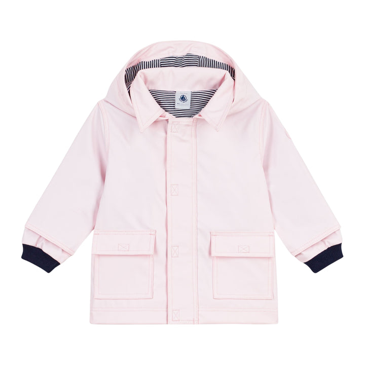 Petit Bateau Baby Girls Pink Raincoat