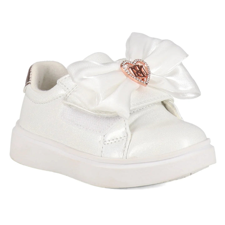 Badgley Mischka Dalia White Sneakers