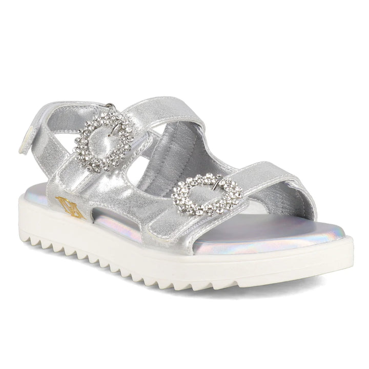 Badgley Mischka Sadie Silver Sandals
