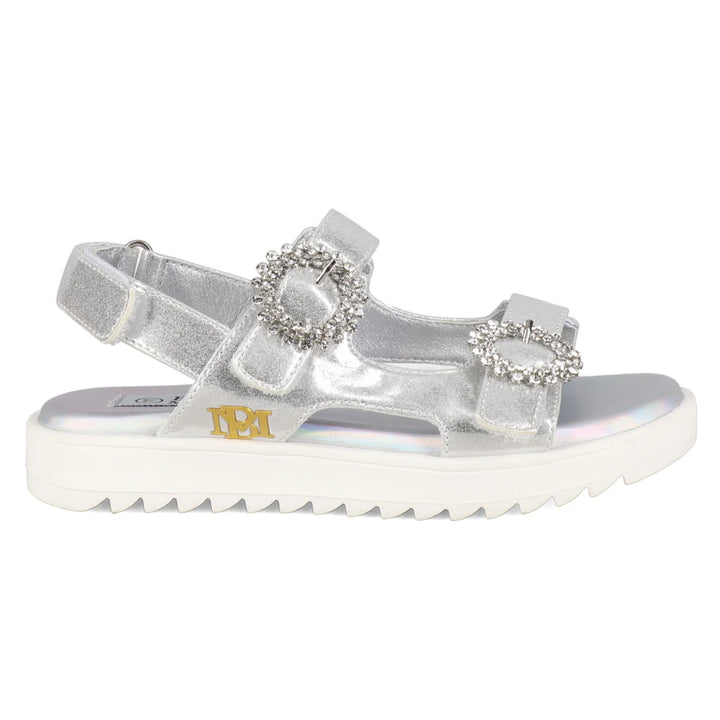 Badgley Mischka Sadie Silver Sandals
