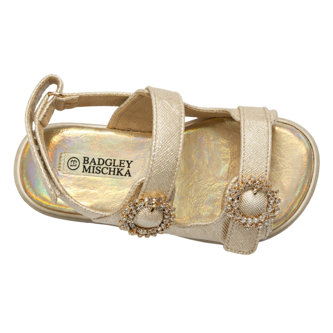 Badgley Mischka Sadie Gold Sandals