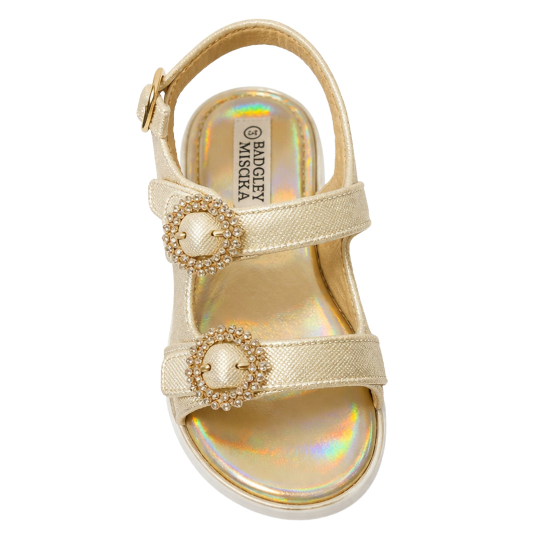 Badgley Mischka Sadie Gold Sandals