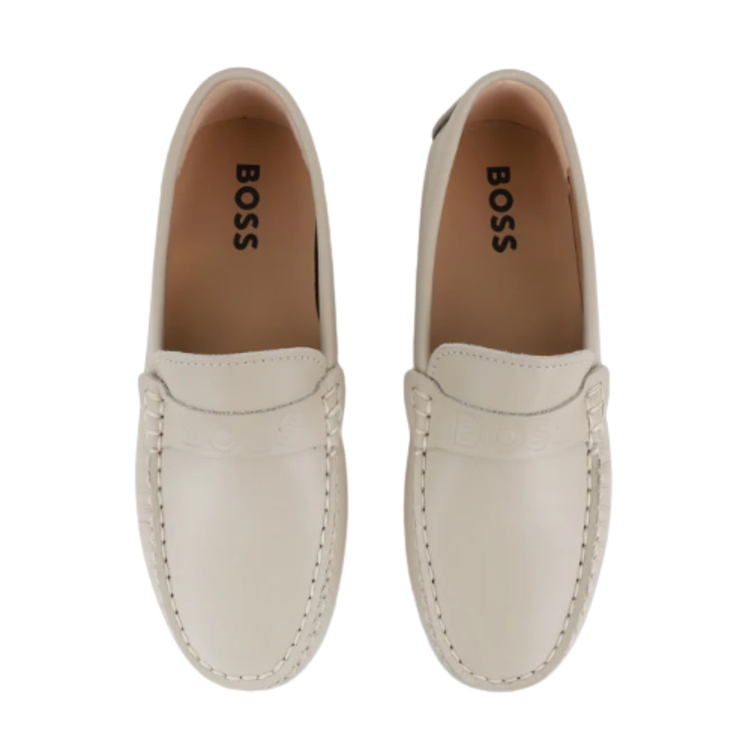 Hugo Boss Beige Loafers