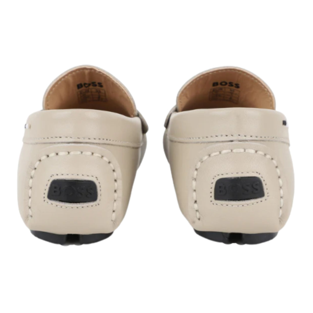 Hugo Boss Beige Loafers