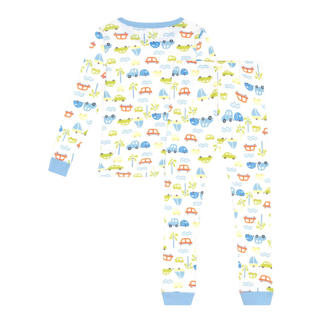 Petit Bateau Car Print Pyjamas