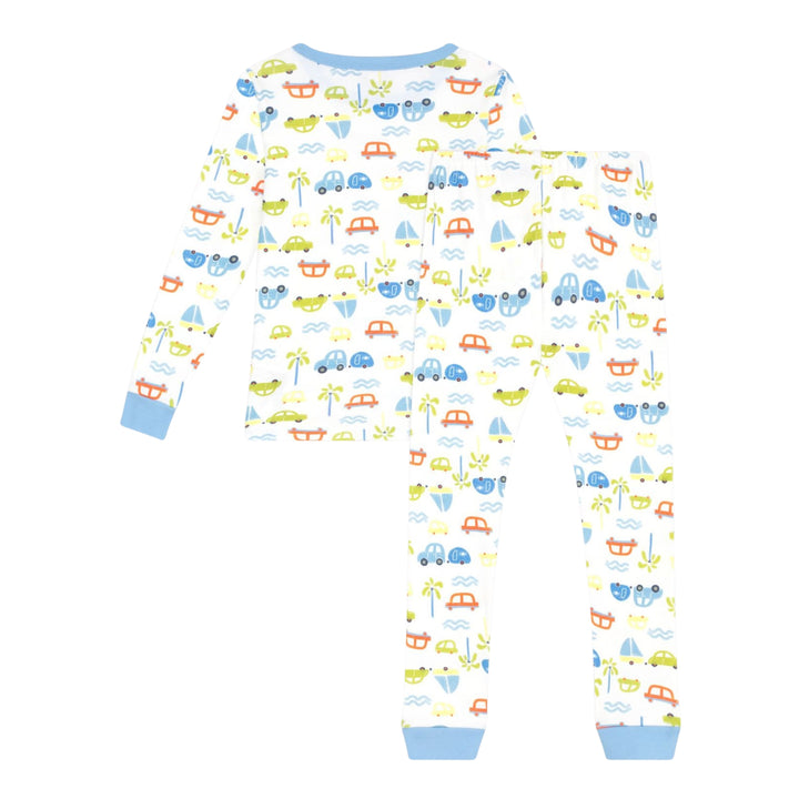 Petit Bateau Car Print Pyjamas