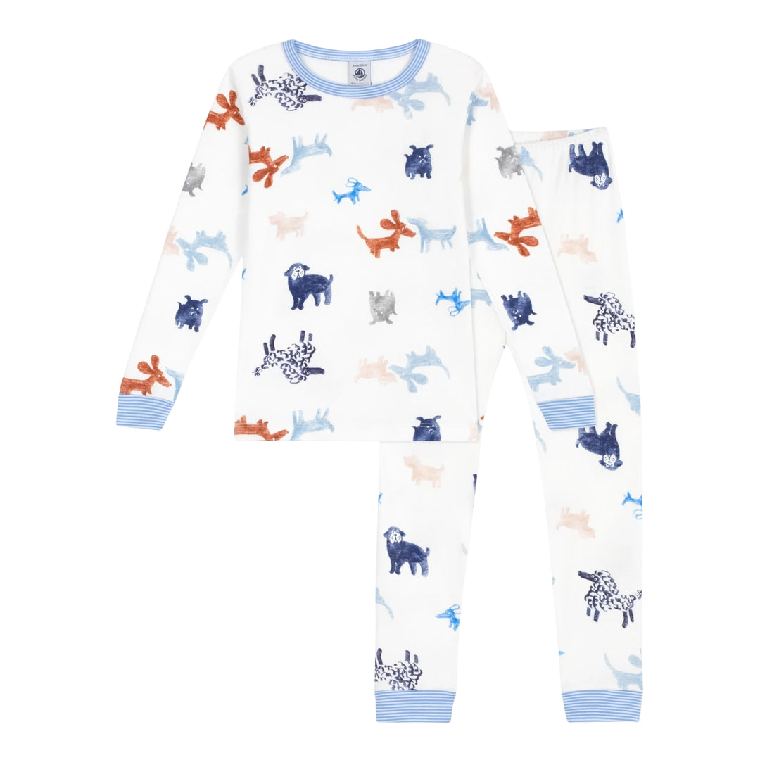Petit Bateau Dog Print Pyjamas