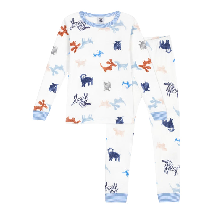 Petit Bateau Dog Print Pyjamas
