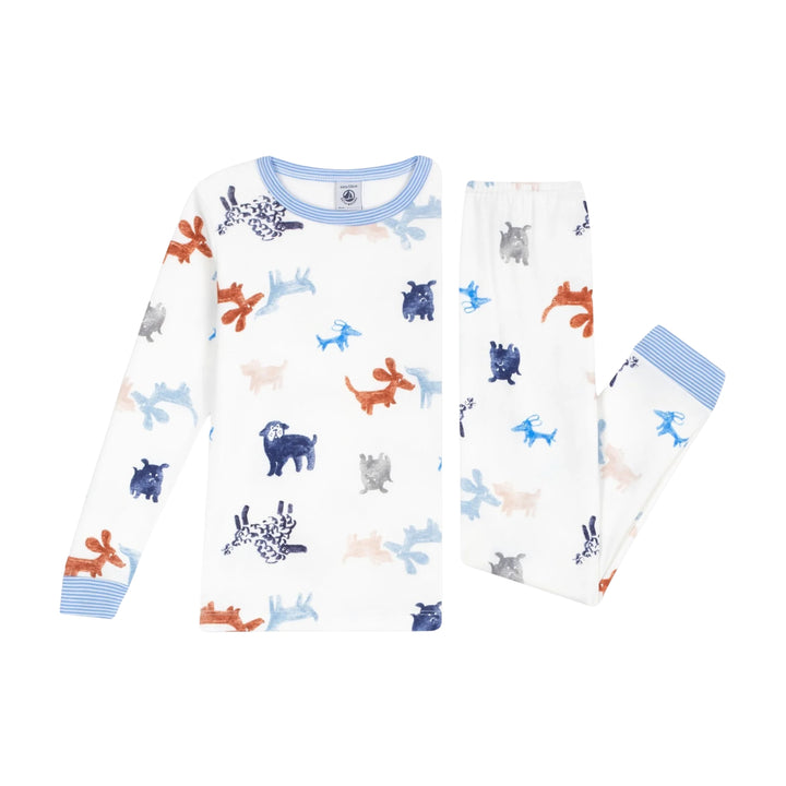 Petit Bateau Dog Print Pyjamas