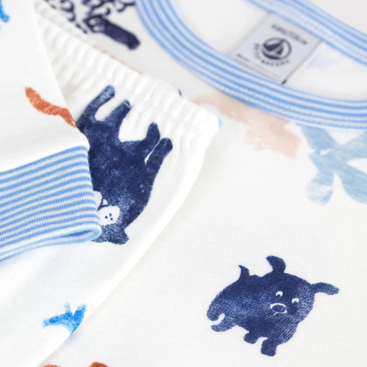Petit Bateau Dog Print Pyjamas