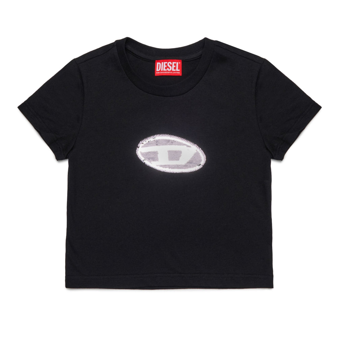 Diesel Sequin Black T-Shirt