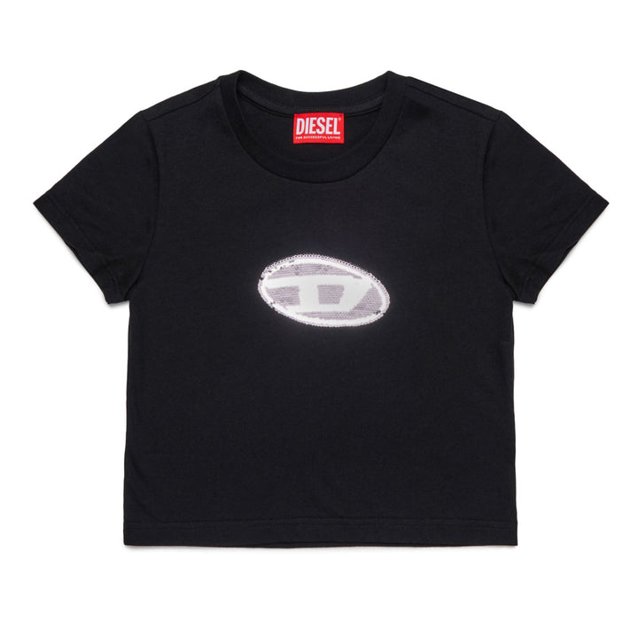 Diesel Sequin Black T-Shirt