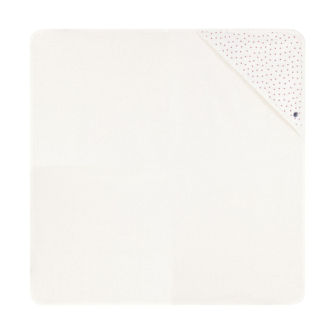 Petit Bateau Baby Hearts Towel