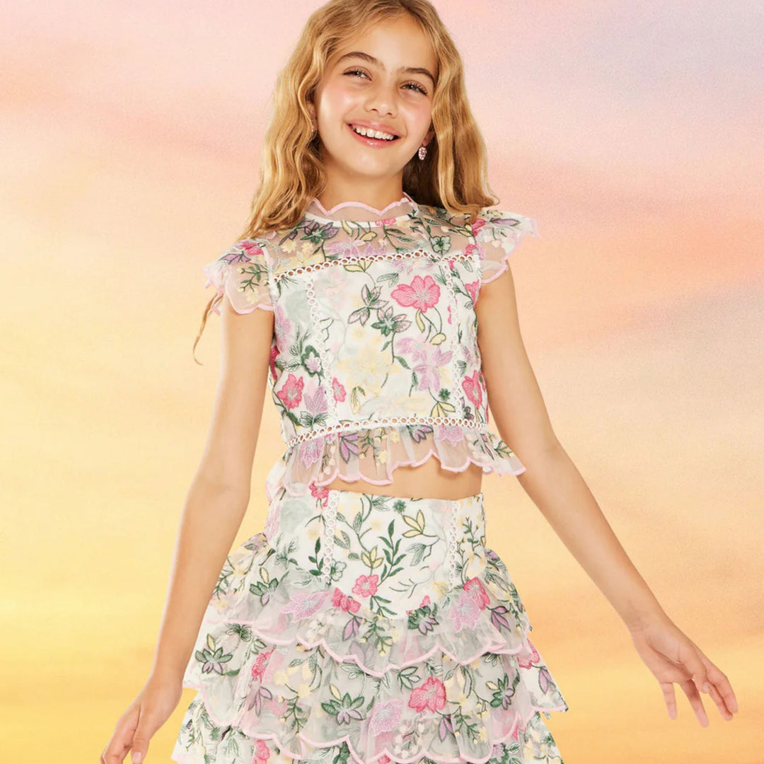 Marlo Ilaria Embroidered Ensemble