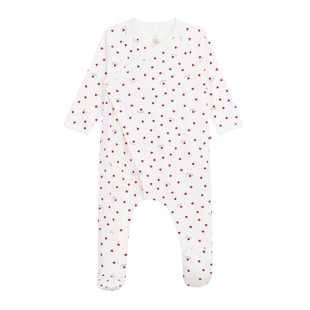 Petit Bateau Baby Small Hearts Pyjama