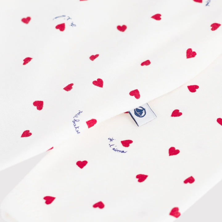 Petit Bateau Baby Small Hearts Pyjama