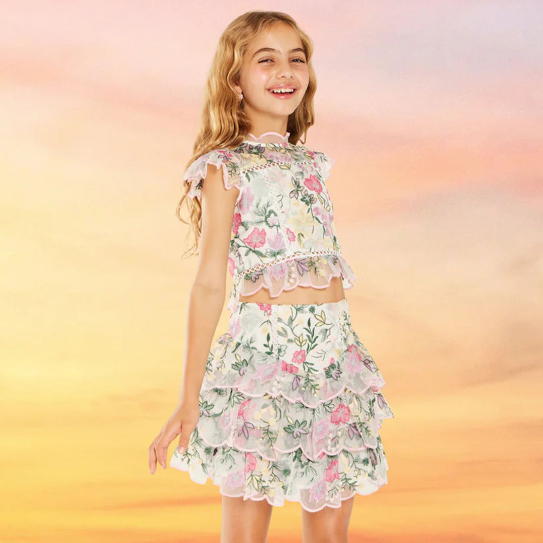 Marlo Ilaria Embroidered Ensemble