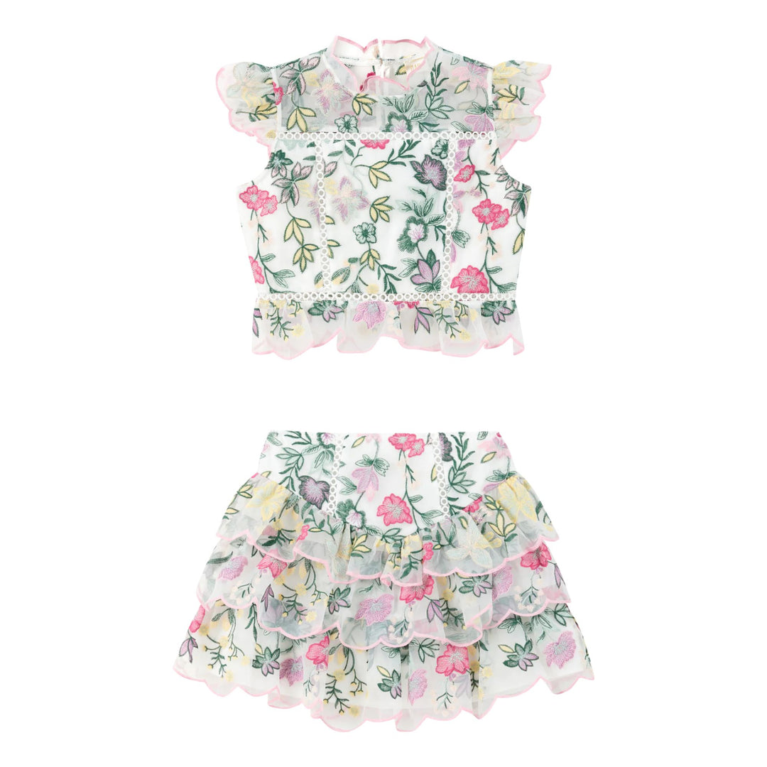 Marlo Ilaria Embroidered Ensemble