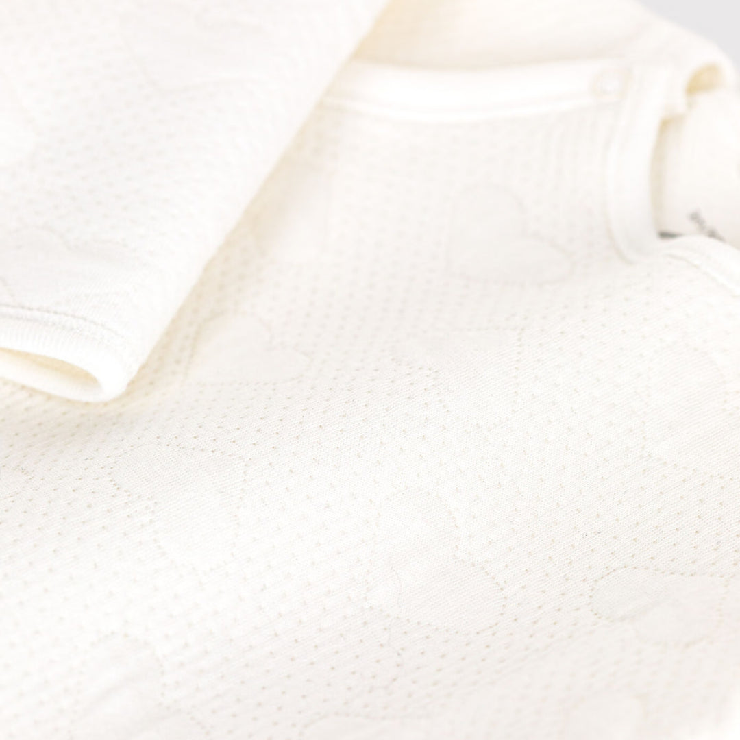 Petit Bateau Baby Heart Puff Pyjama