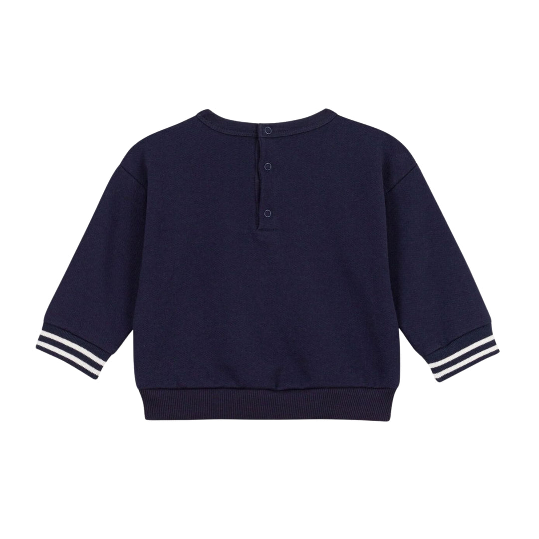 Petit Bateau Baby Boys Navy Sweatshirt