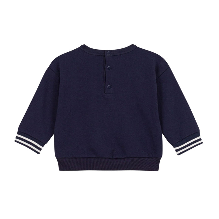 Petit Bateau Baby Boys Navy Sweatshirt