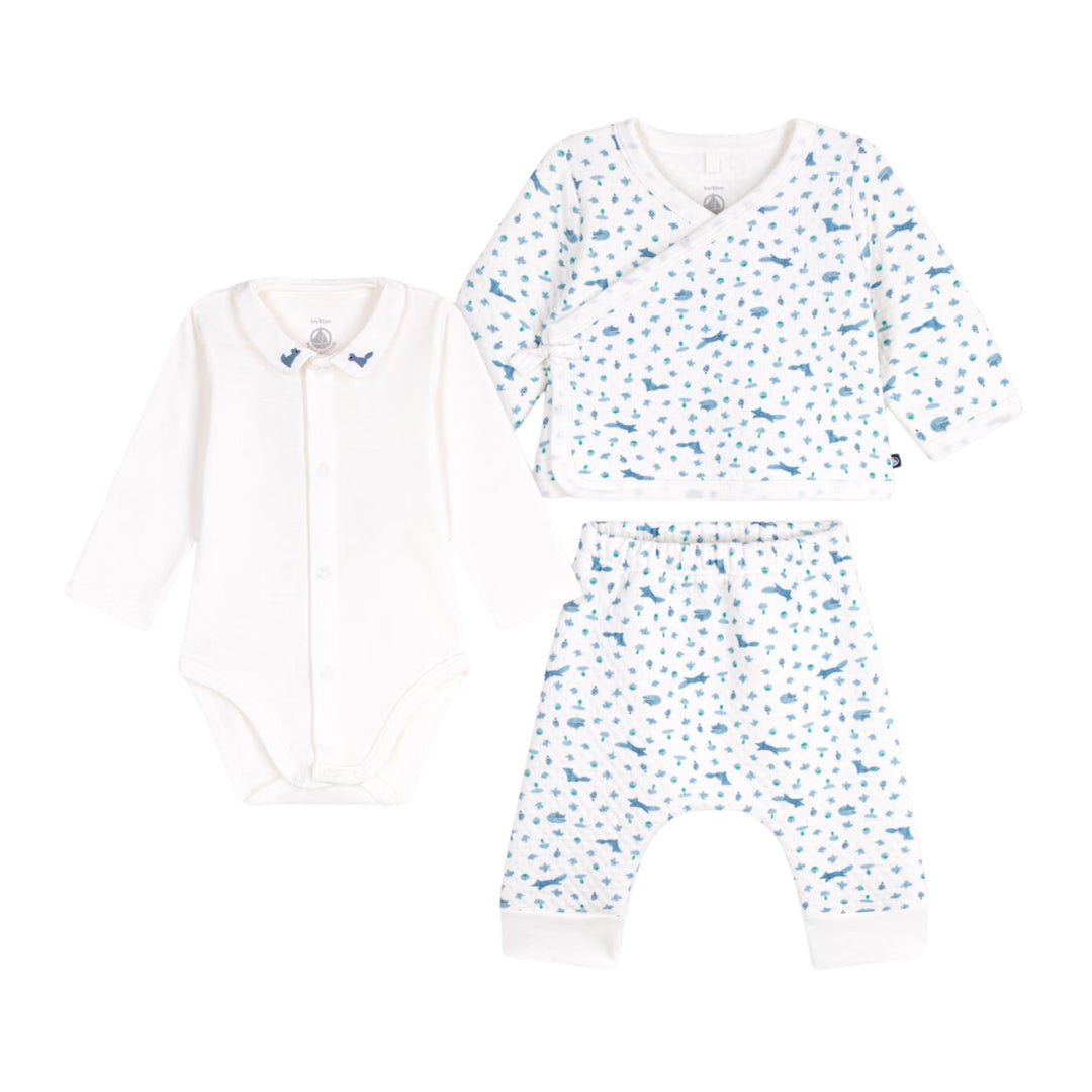 Petit Bateau Baby Boys Fox Pyjama Ensemble